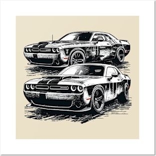 Dodge Challenger Posters and Art